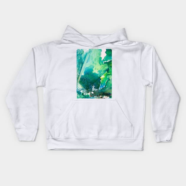 Environmental Considerations Deep Sea Water Bubbles Kids Hoodie by ANoelleJay